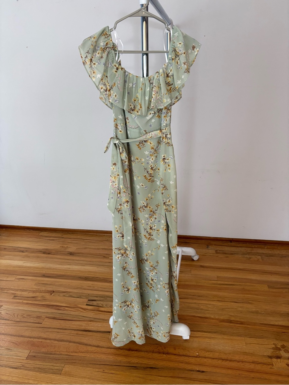 Lulu's Amazing Moment Floral Print Off The Shoulder Dress